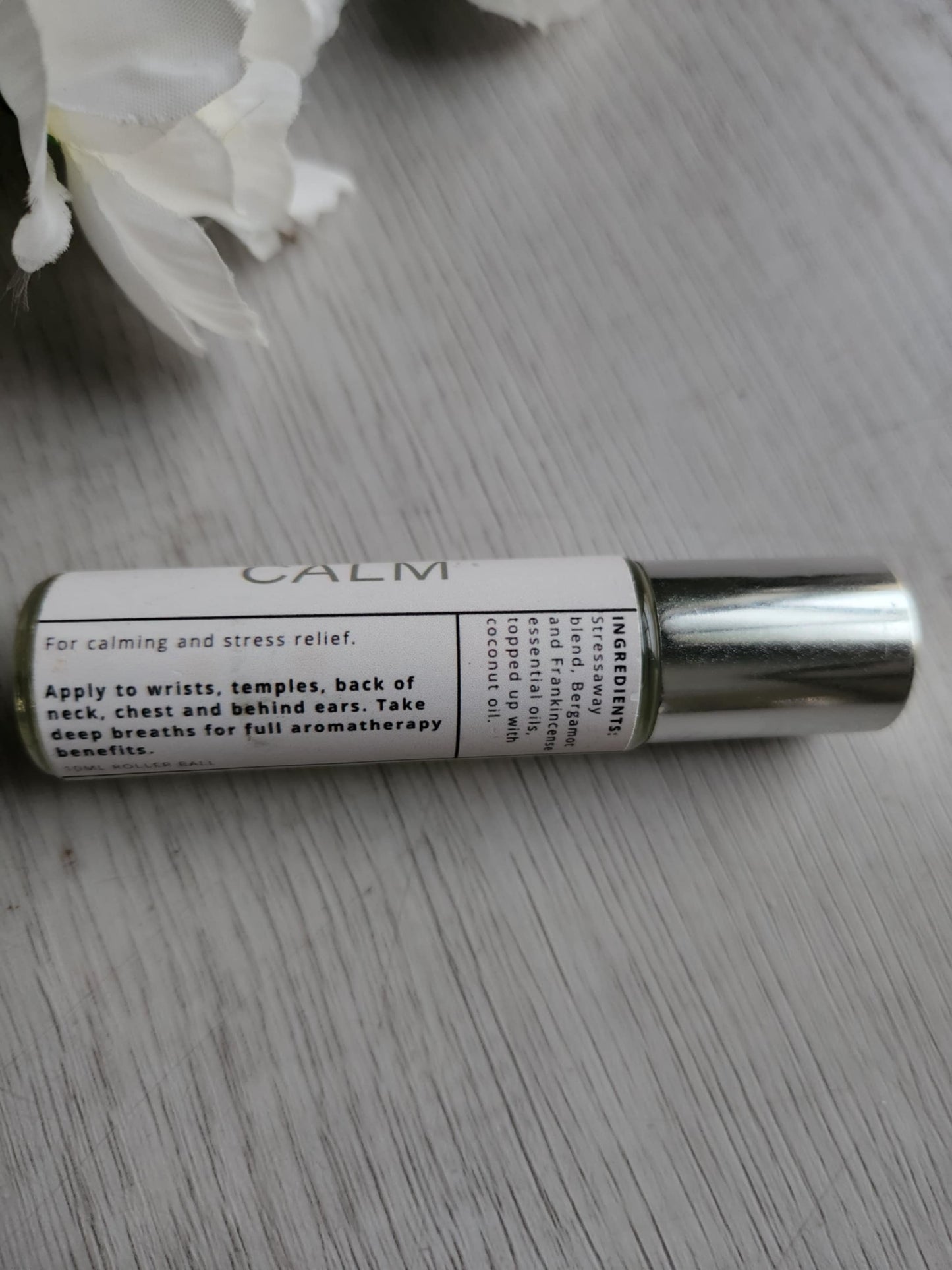 Calm essential oil support roller