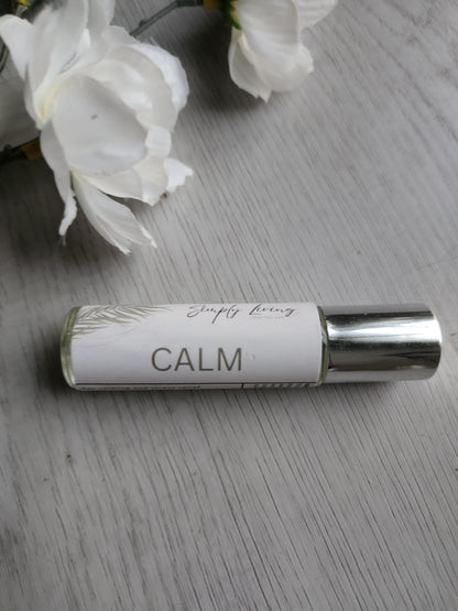 Calm essential oil support roller
